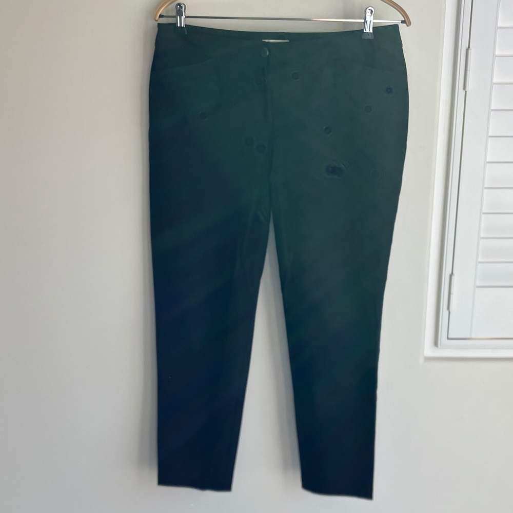 Eileen Fisher Black Cotton Stretch Pants Women’s Size M